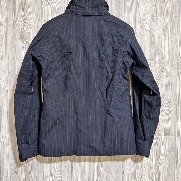 Columbia Women's Interchange Dark Blue with Pinstripes Snowboard Jacket Small - Picture 5 of 16